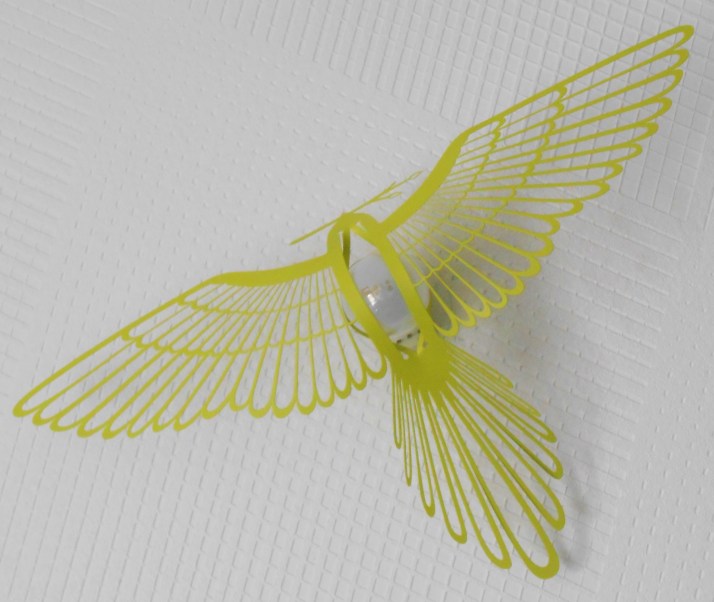 cache ampoule oiseau