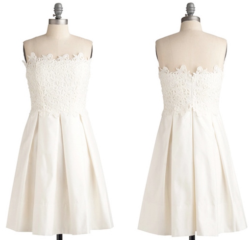 robe dentelle blanche